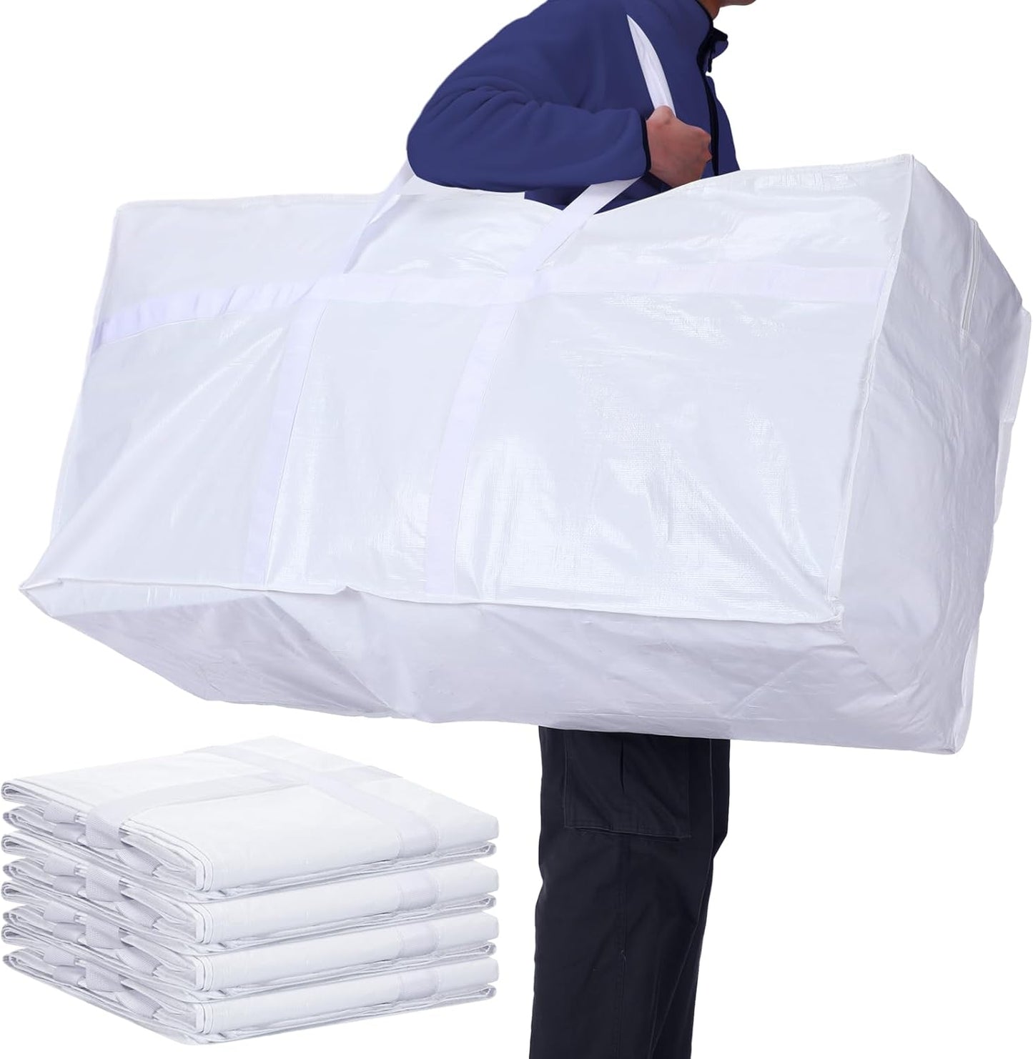 Extra Large 57 Gallon Storage Bags for Moving and Travel