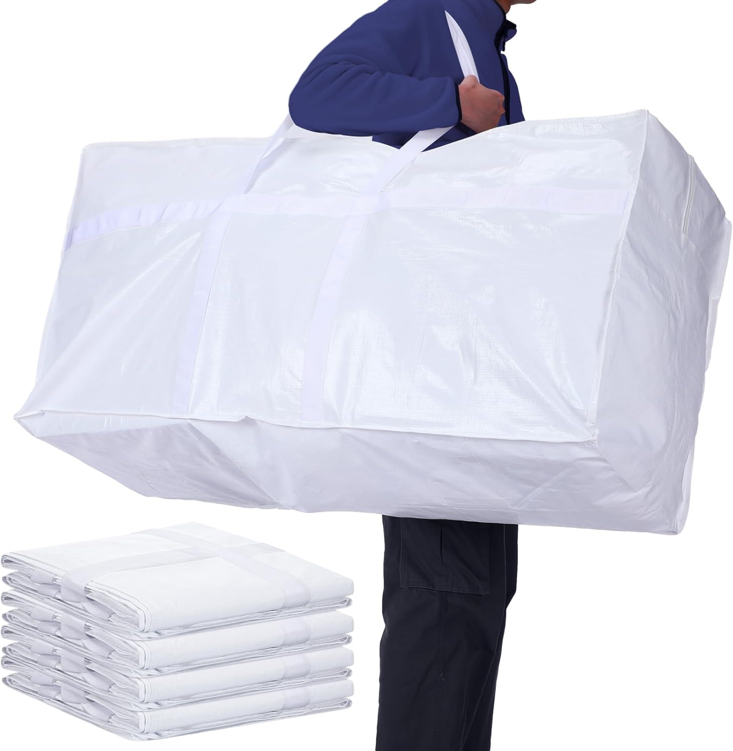 Extra Large 57 Gallon Storage Bags for Moving and Travel
