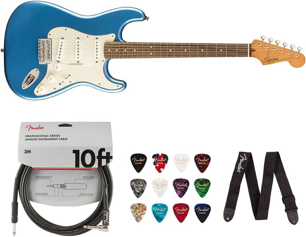 Squier Stratocaster Bundle - Classic Vibe 60's Style with Fender Accessories