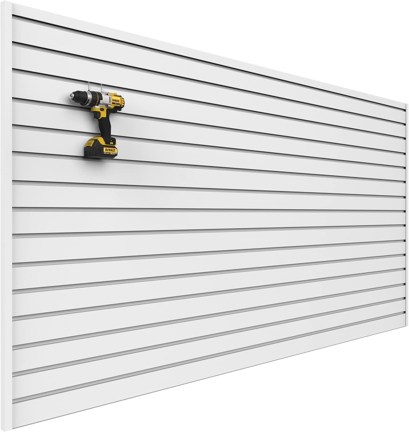 Durable Slatwall Panel Garage Wall Organizer for Storage Needs