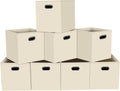Fabric storage bins Cubes Fabric Cube Organizer - Foldable 8-Pack
