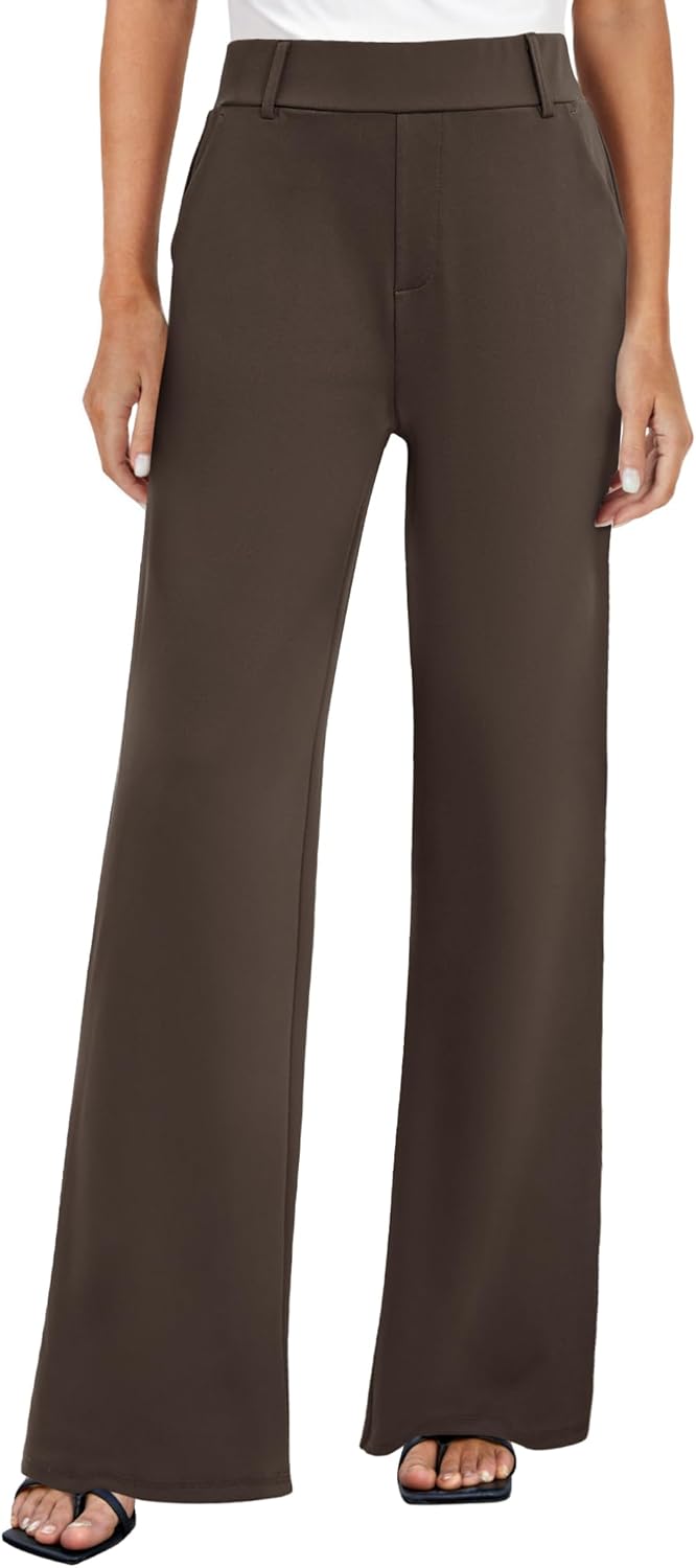 FireSwan Women's Wide Leg Dress Pants for Stylish Comfort