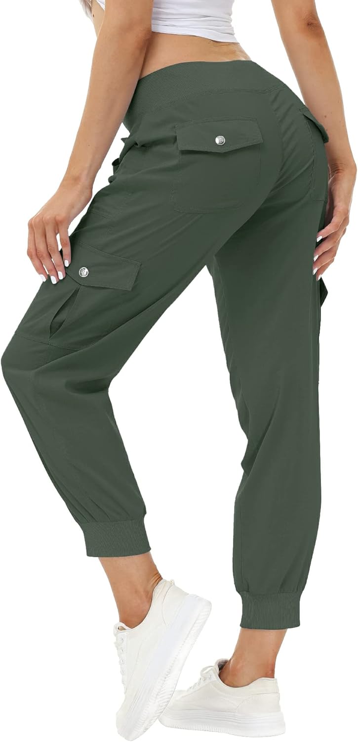 MoFiz Women's Lightweight Hiking Cargo Pants for Outdoor Fun