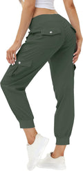 MoFiz Women's Hiking Cargo Pants - Lightweight Quick Dry Joggers