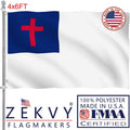 Christian Flag 4x6 Outdoor Double Sided Heavy Duty - Vivid Colors