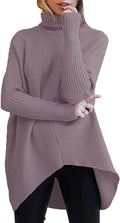 Oversized Turtleneck Batwing Pullover Sweater - Cozy Fall Staple