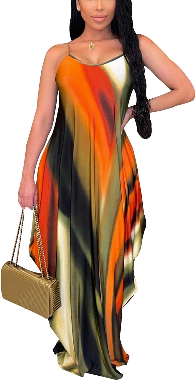 BessCops Summer Maxi Dresses for Women 2025 Plus Size Fashion