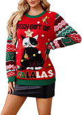 LUBOT Women's Ugly Christmas Sweaters - Fun and Adorable Designs