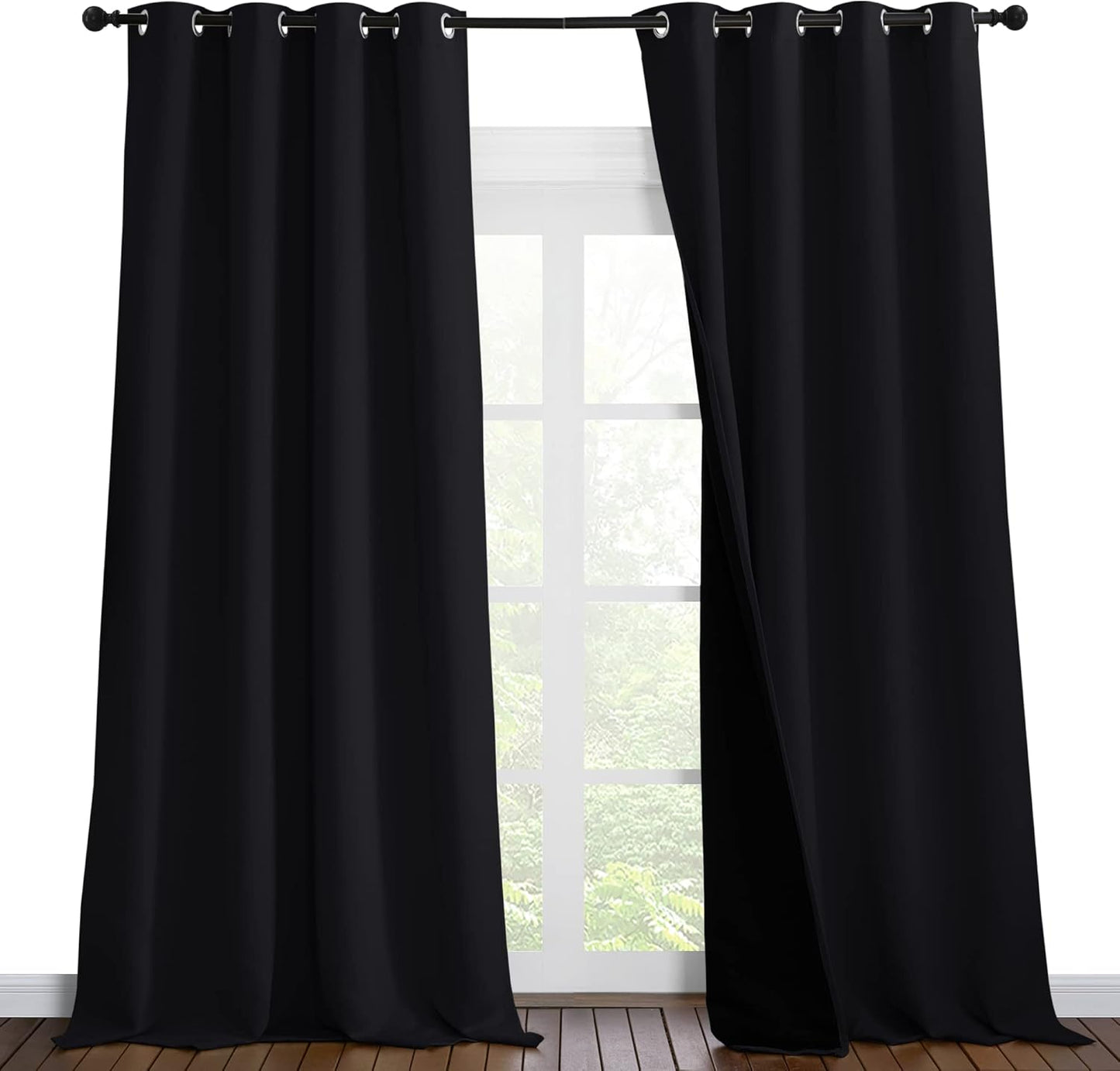 NICETOWN Cold Blocking Blackout Curtains for Bedroom and Patio