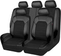 CAR PASS Leather and 3D Air Mesh Universal Fit Car Seat Covers