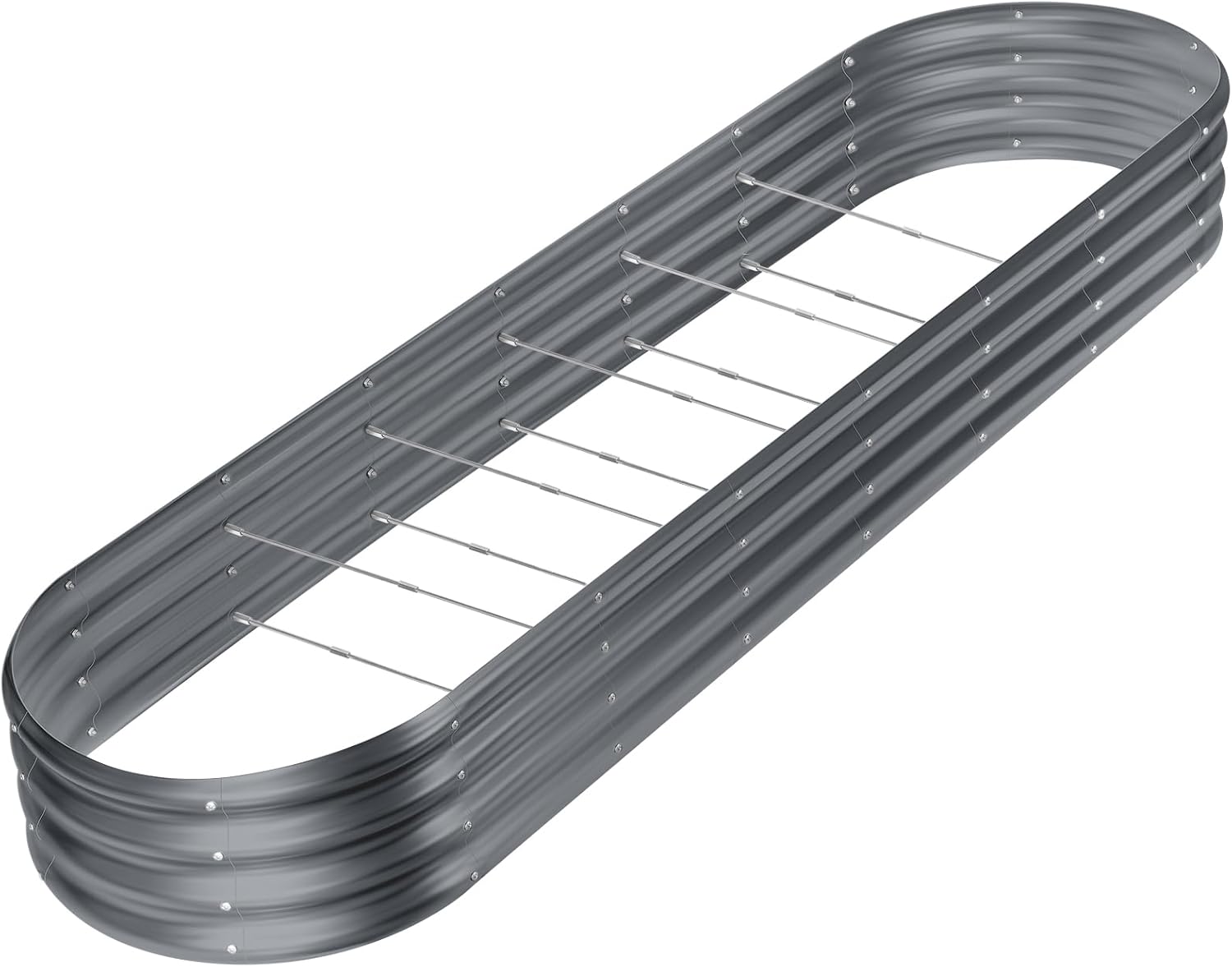 Land Guard 821ft Galvanized Raised Garden Bed Kit for Vegetables