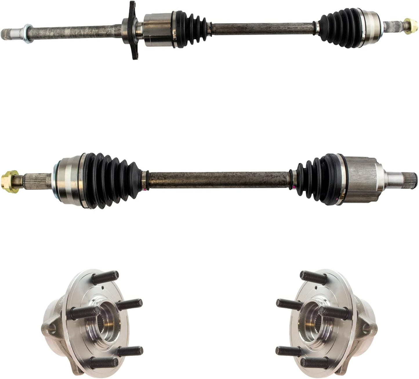 TRQ Front Driver & Passenger Side Drivetrain Kit for Honda Odyssey