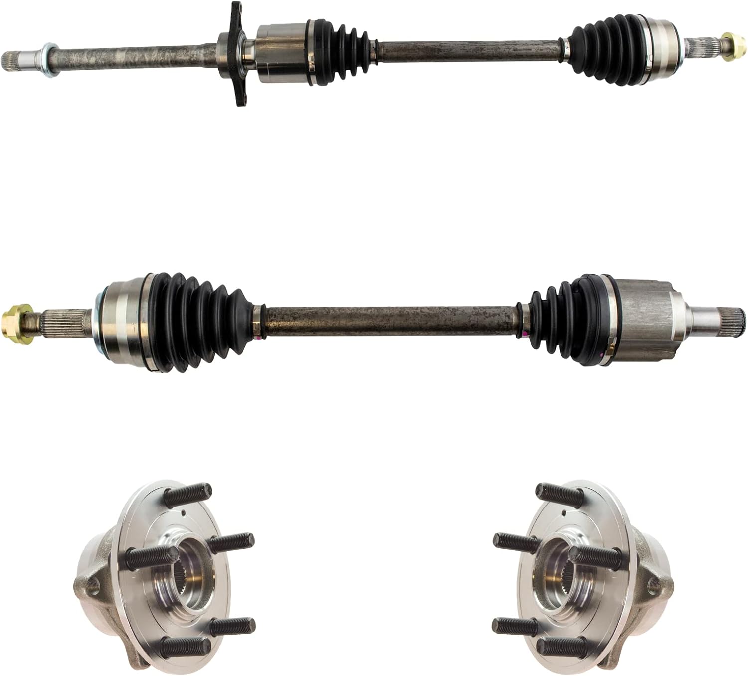 TRQ Front Driver & Passenger Side Drivetrain Kit for Honda Odyssey