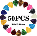 Guitar Picks Thin Light Soft Gauge Assorted Pearl Variety Pack