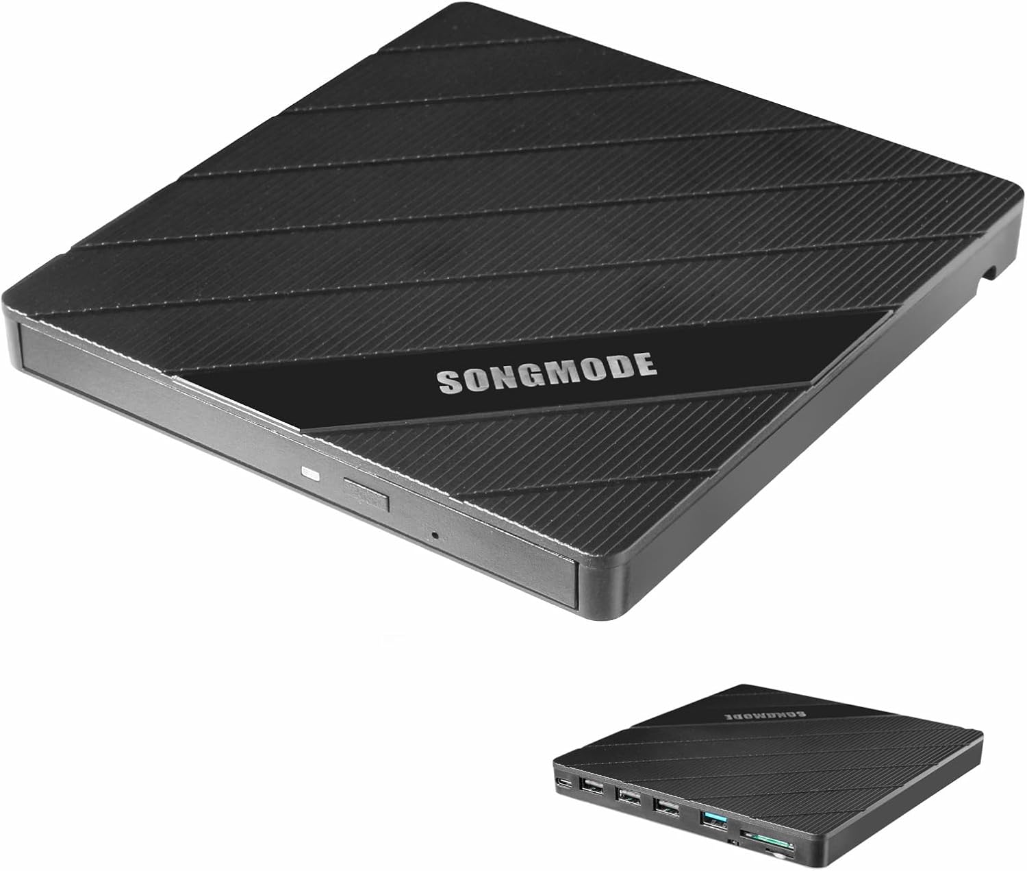 Ultra-Slim 7-in-1 External CD/DVD Drive for Laptop - SONGMODE