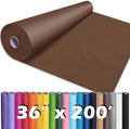 PerkHomy 36in x 200ft Coffee Kraft Paper Roll - Durable Craft & Wrap