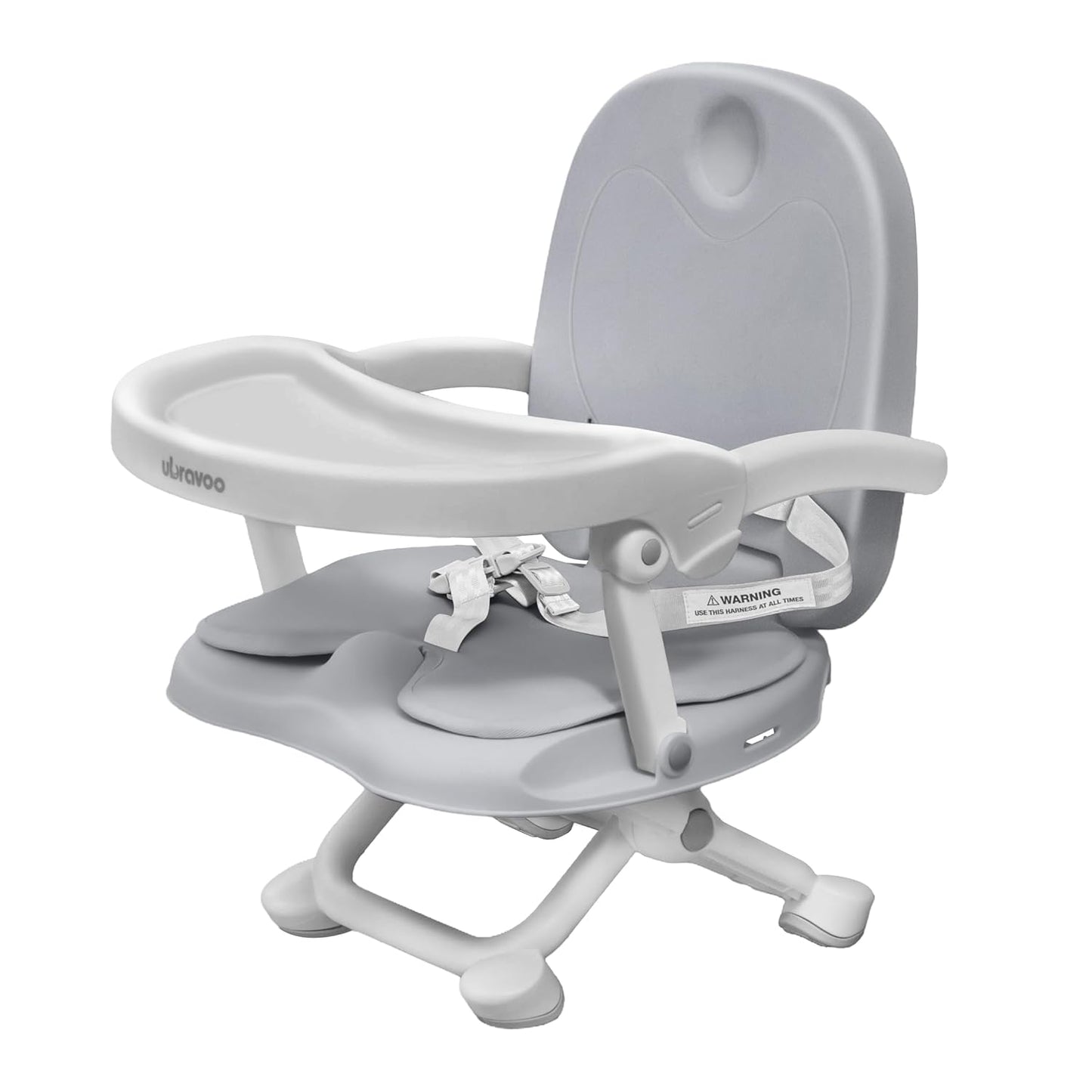 Baby Booster Seat for Dining Table with Removable Tray & Cushion