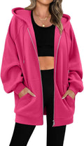 Women's Oversized Zip Up Hoodie Sweatshirt S-3XL - Fleece Comfort