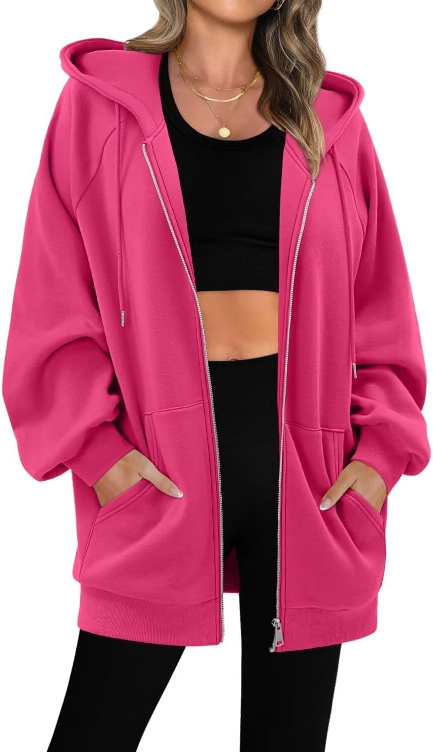 StunShow Women's Zip Up Hoodies for Casual Fall Style