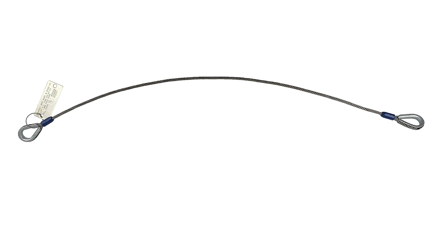 5/16in x 20ft Single Leg Wire Rope Sling for Heavy Lifting