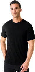 Merino Wool T Shirts for Men - Odor Resistant Slim Base Layer