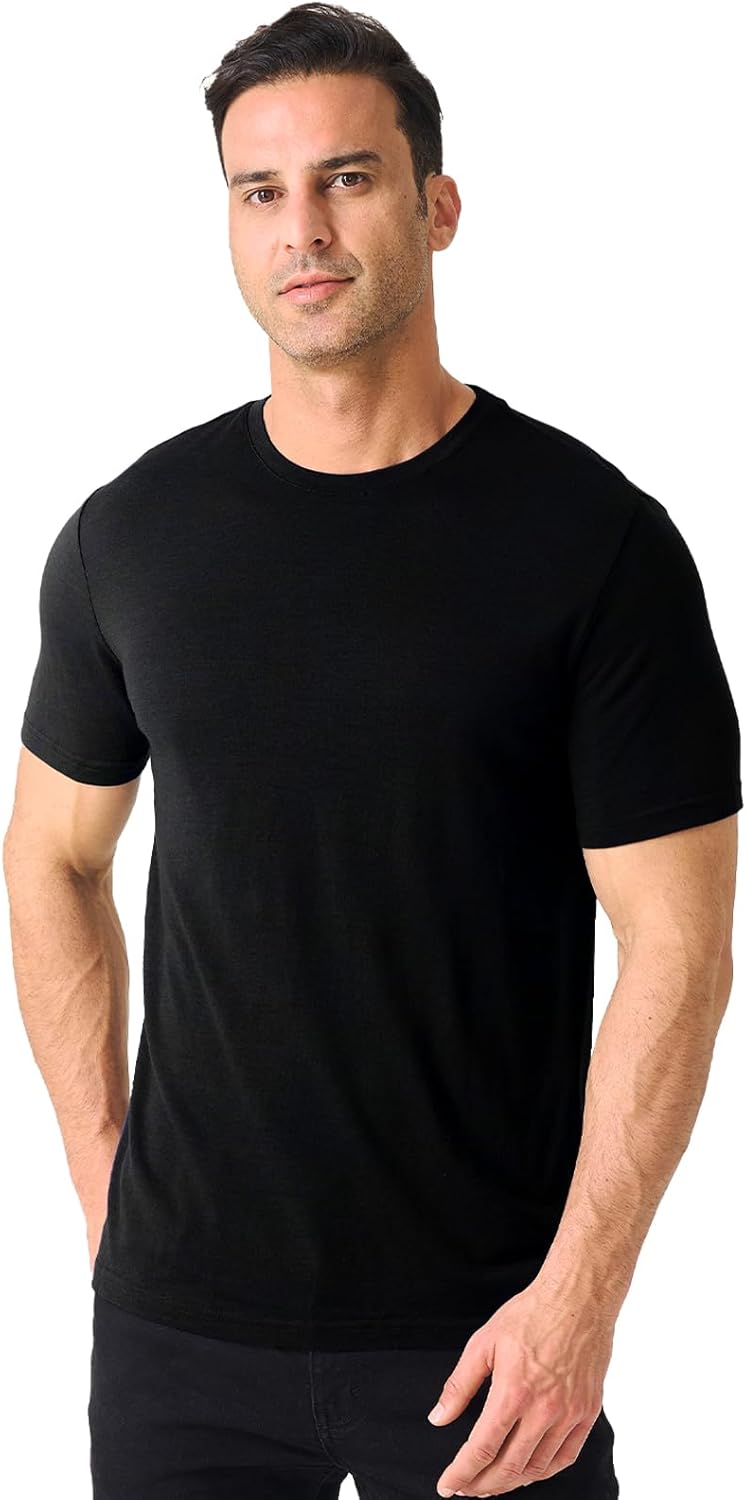 Merino Wool T Shirts for Men - Odor Resistant Base Layer