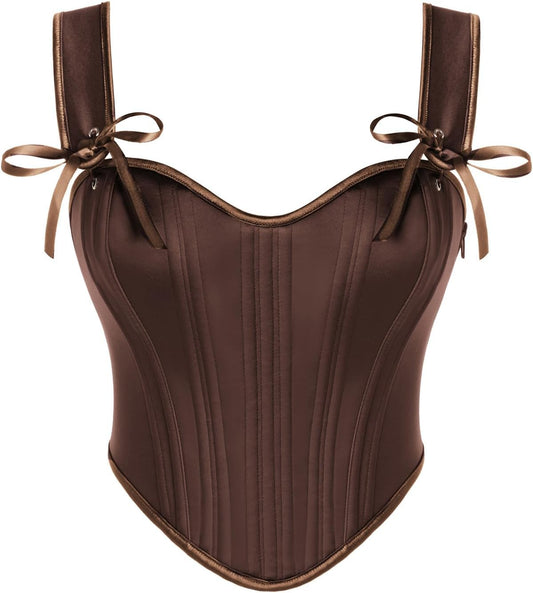 Vintage Renaissance Sweetheart Corset Tops for Women
