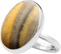 Natural Amazonite Crystal Ring 925 Sterling Silver - Perseverance