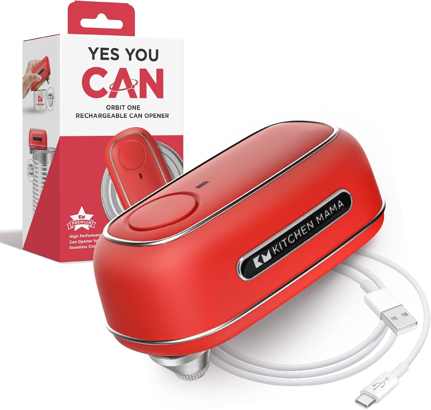 Rechargeable Electric Can Opener for Effortless Meal Prep