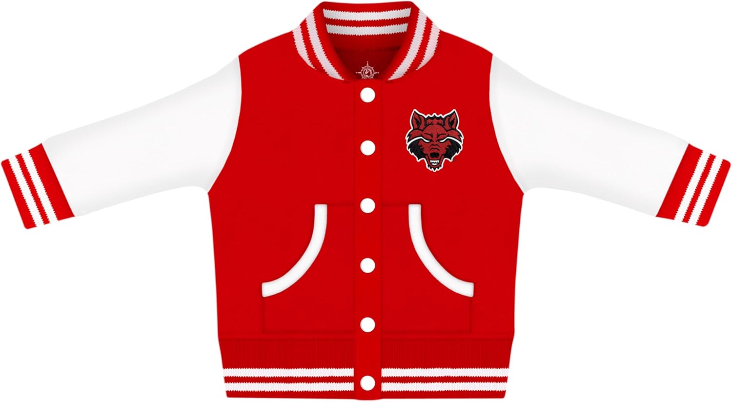 Creative Knitwear College Baby Varsity Jacket for Little Fans