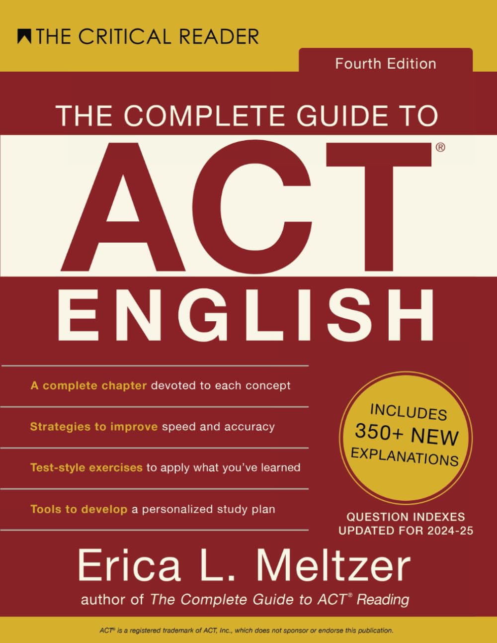 The Complete Guide to ACT English, Fourth Edition Review