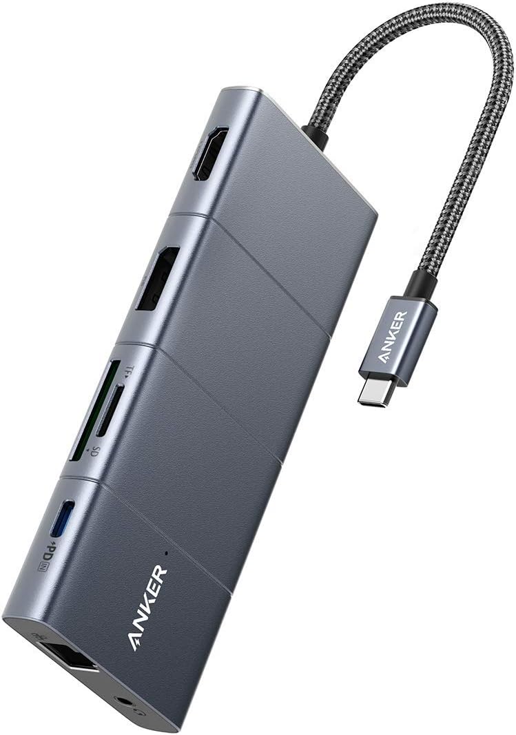 Anker 11-in-1 Docking Hub: 4K HDMI, 100W Power, Gigabit Ethernet