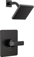 Delta Velum 14 Series Shower Faucet Set - Matte Black Valve Trim Kit