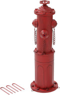 Fire Hydrant for Dogs to Pee On 22.5 in Metal Pee Post - Yard Training