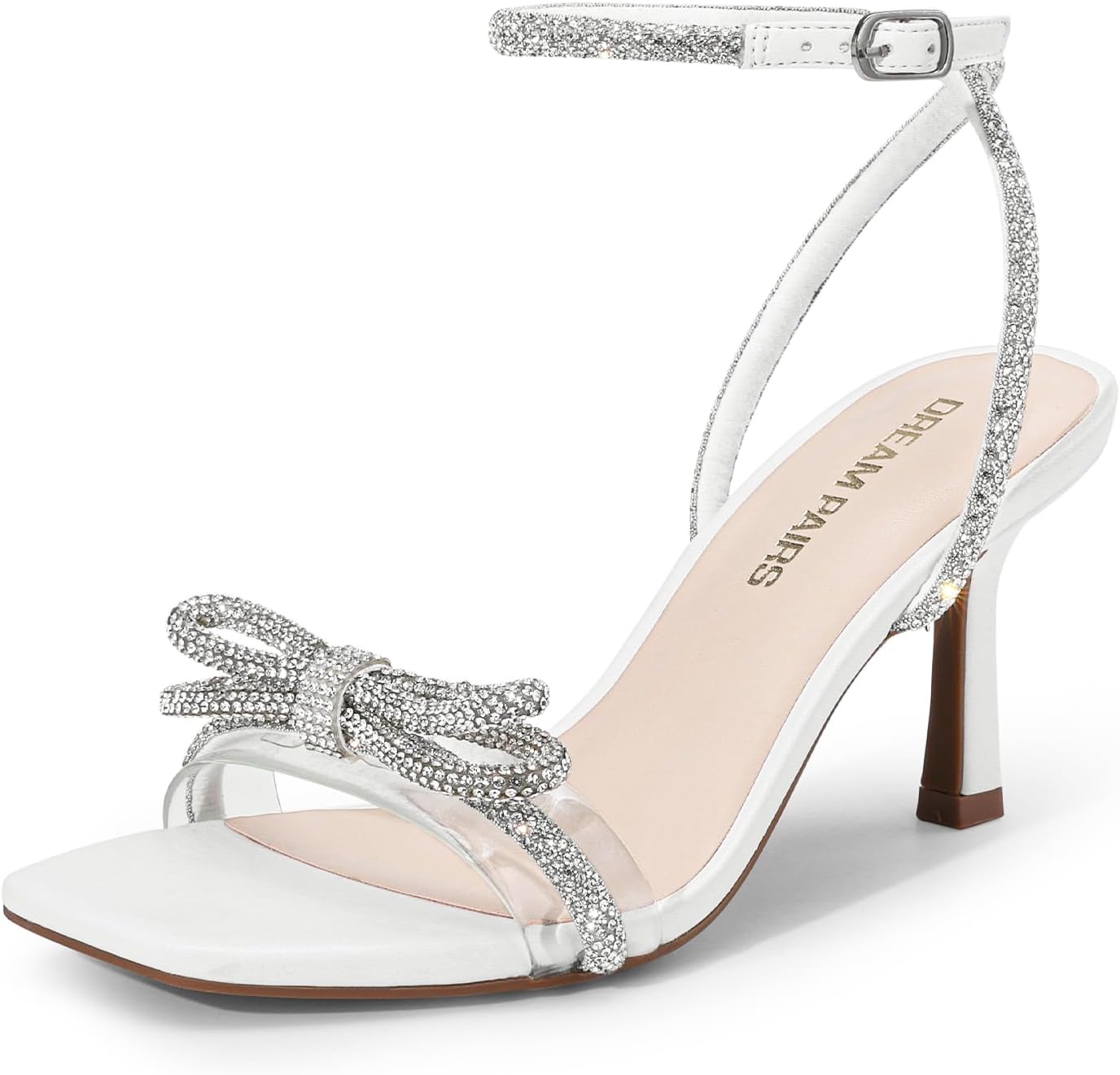DREAM PAIRS Women's Double Bowknots Heels for Parties & Weddings