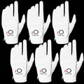 FINGER TEN Golf Glove RainGrip 6-Pack - All Weather Wet Grip