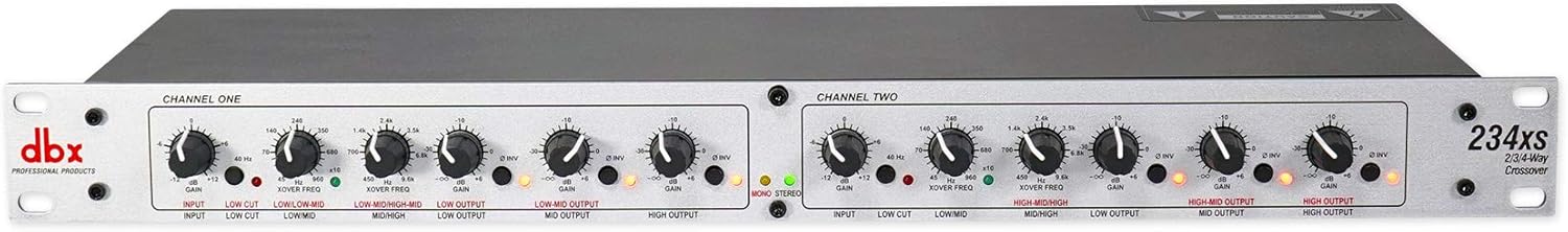 dbx 234xs Stereo 2-Way and Mono 4-Way Crossover Review