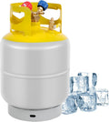 FAHKNS 30 LB Refrigerant Recovery Tank - Dual Valve Y Design