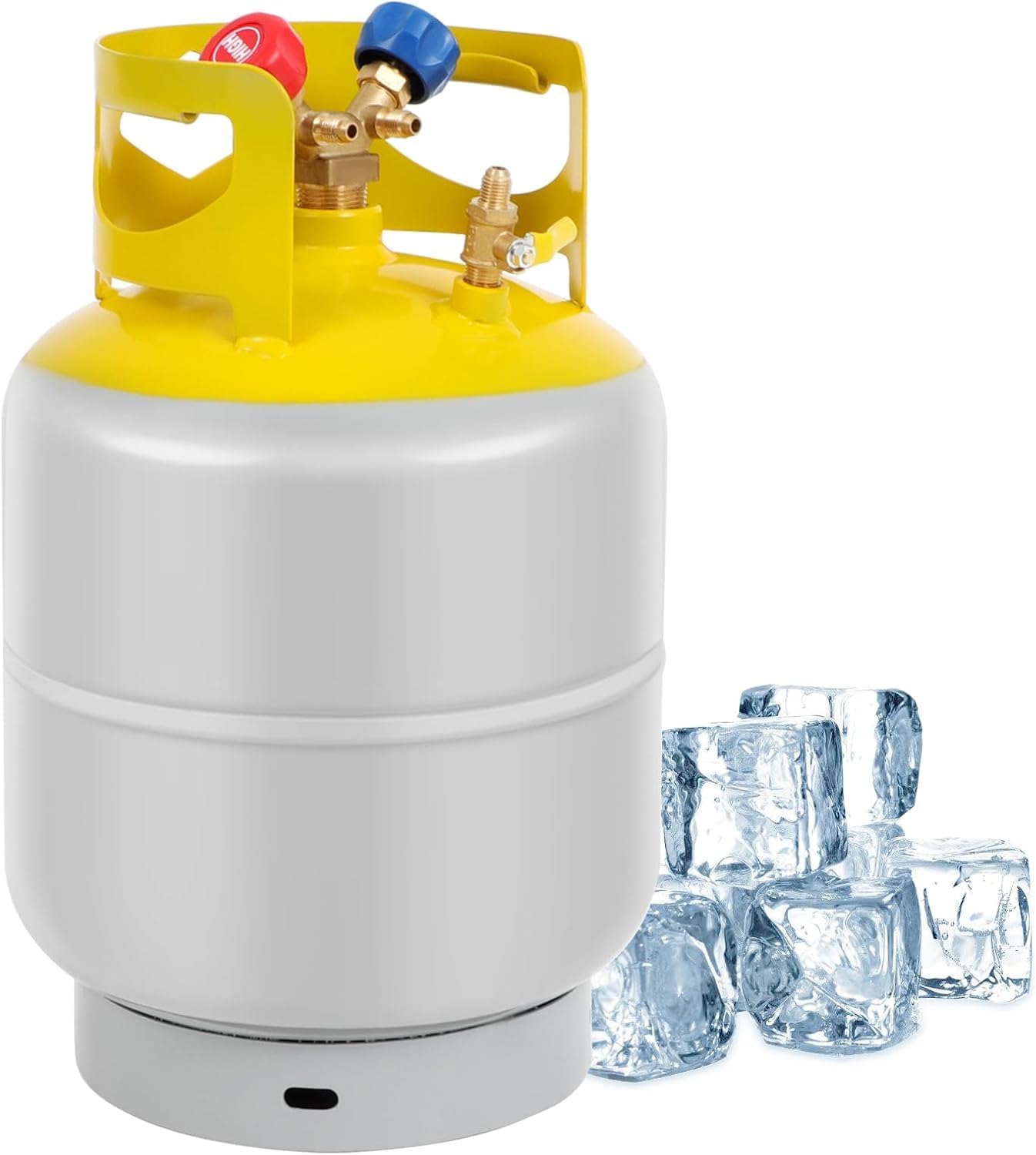 FAHKNS Refrigerant Recovery Tank 30 LB with Y-Valve Design