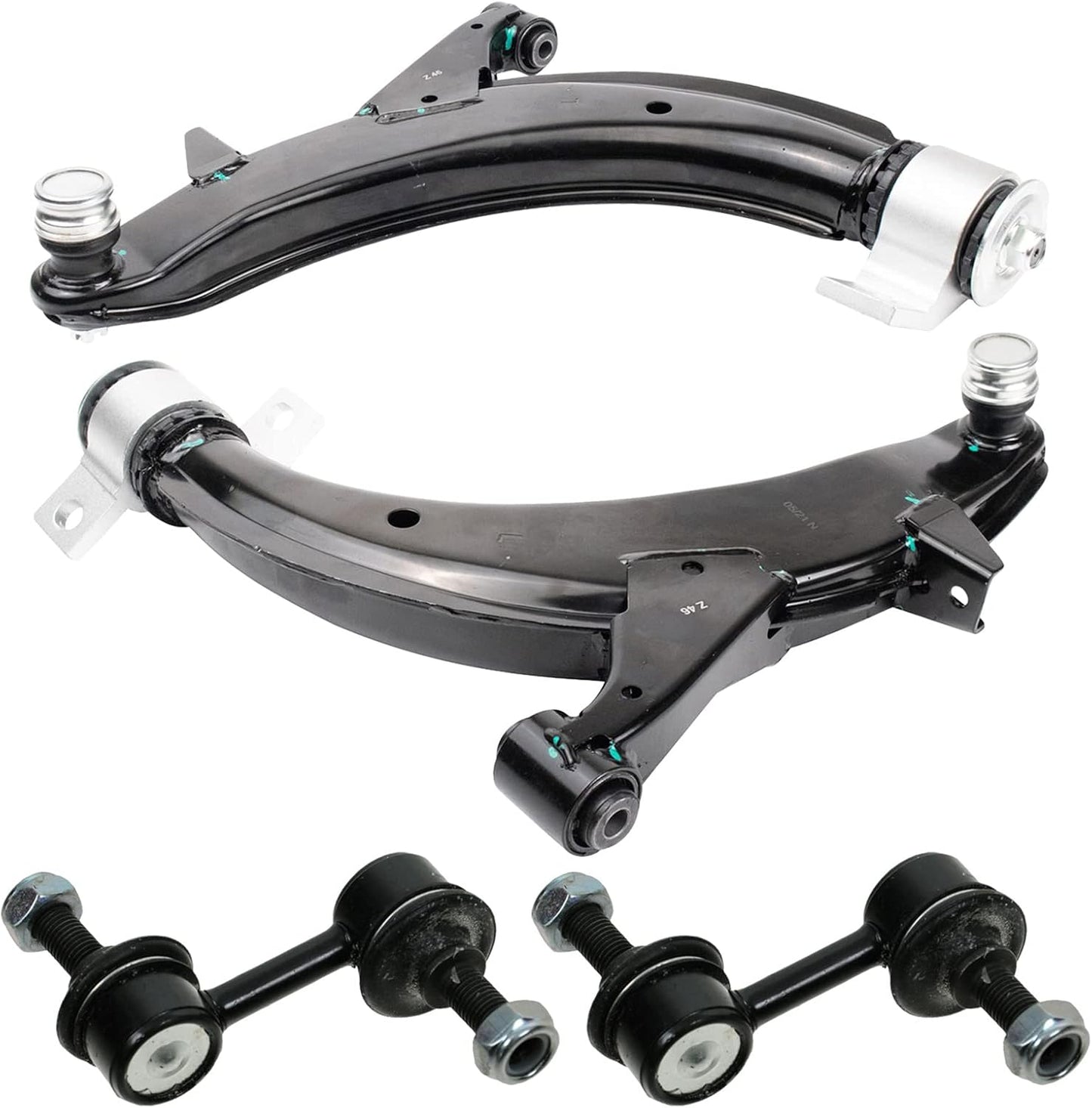 TRQ Front Suspension Kit Control Arm & Ball Joint for Subaru