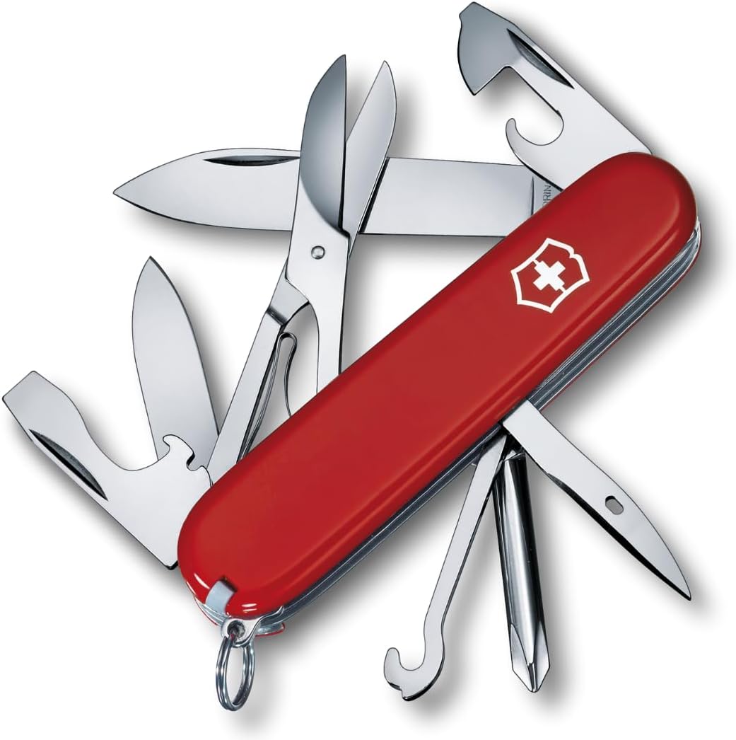 Victorinox Super Tinker Swiss Army Knife: 14 Functions Red