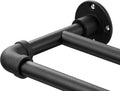 Double Curtain Rod 72-144 for Windows 66 to 120 in - Heavy Duty Double