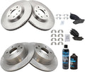Front & Rear Brake Pad and Rotor Kit for 08-13 Infiniti G35 G37
