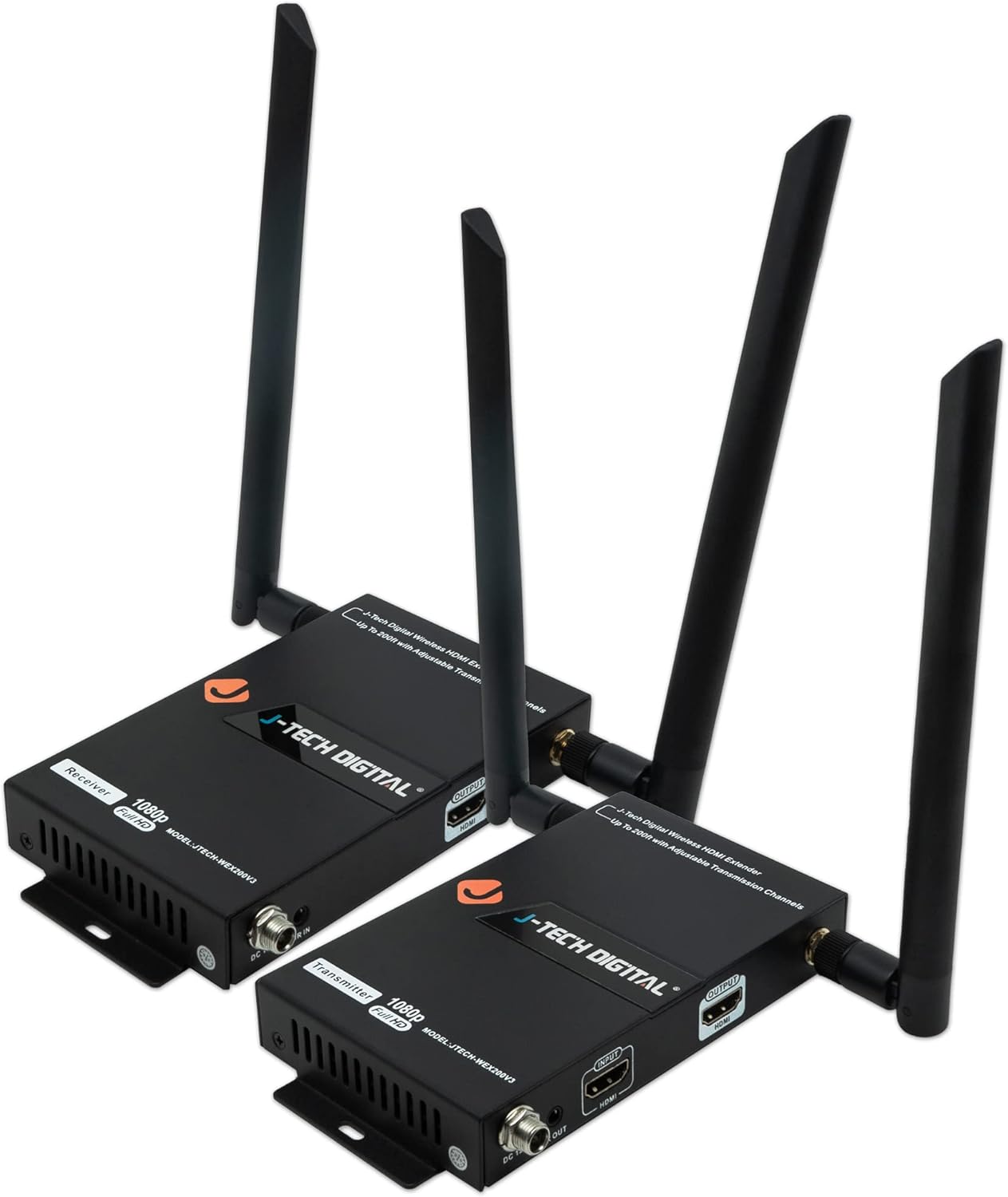 Wireless HDMI Extender: Full HD 1080p 200ft Range