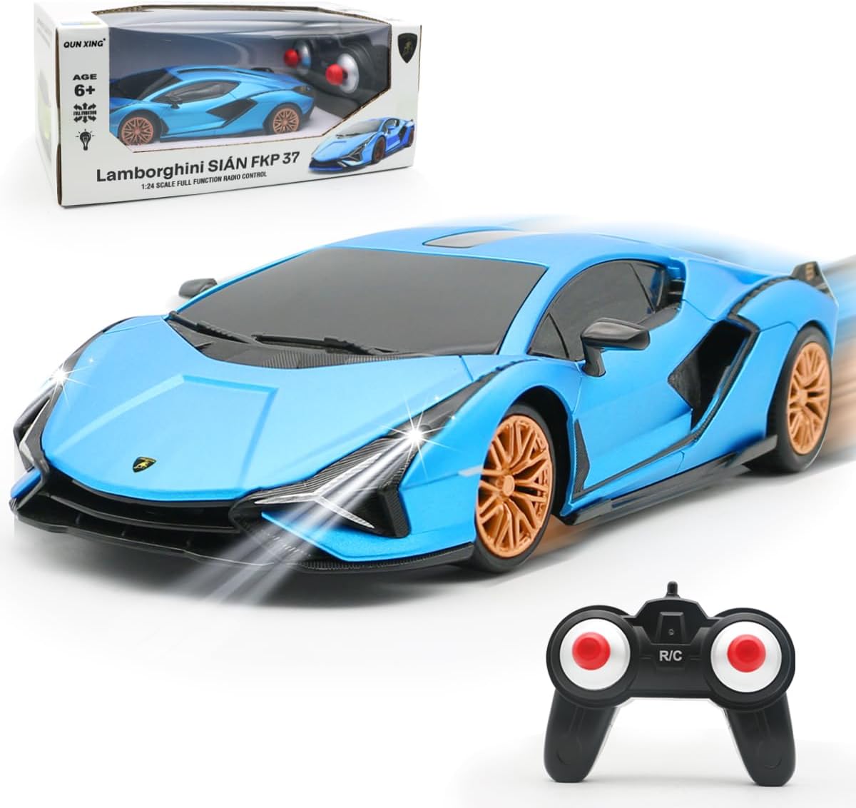 Officially Licensed 1:24 Lambo RC Car - Kids' Ultimate Racing Toy!