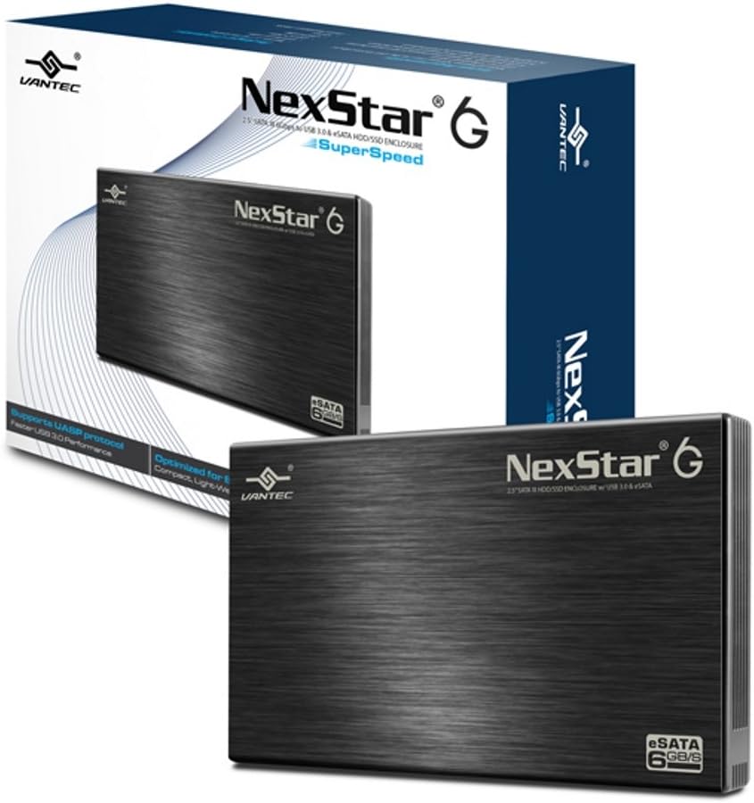 High-Speed Data Transfer: Vantec SATA 6Gb/s Enclosure
