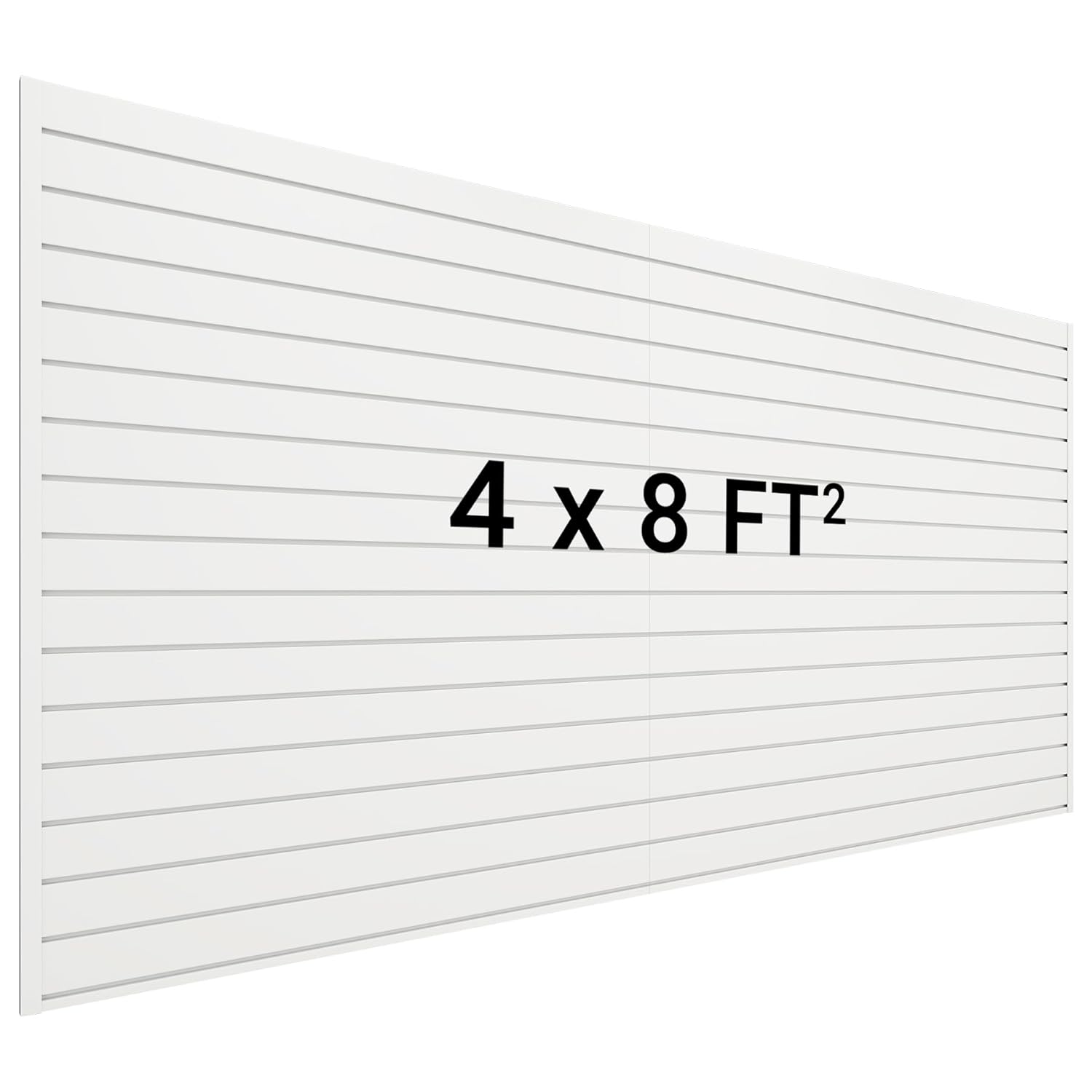 Interlocking Slatwall Panel 8 FT x 4 FT for Garage Storage