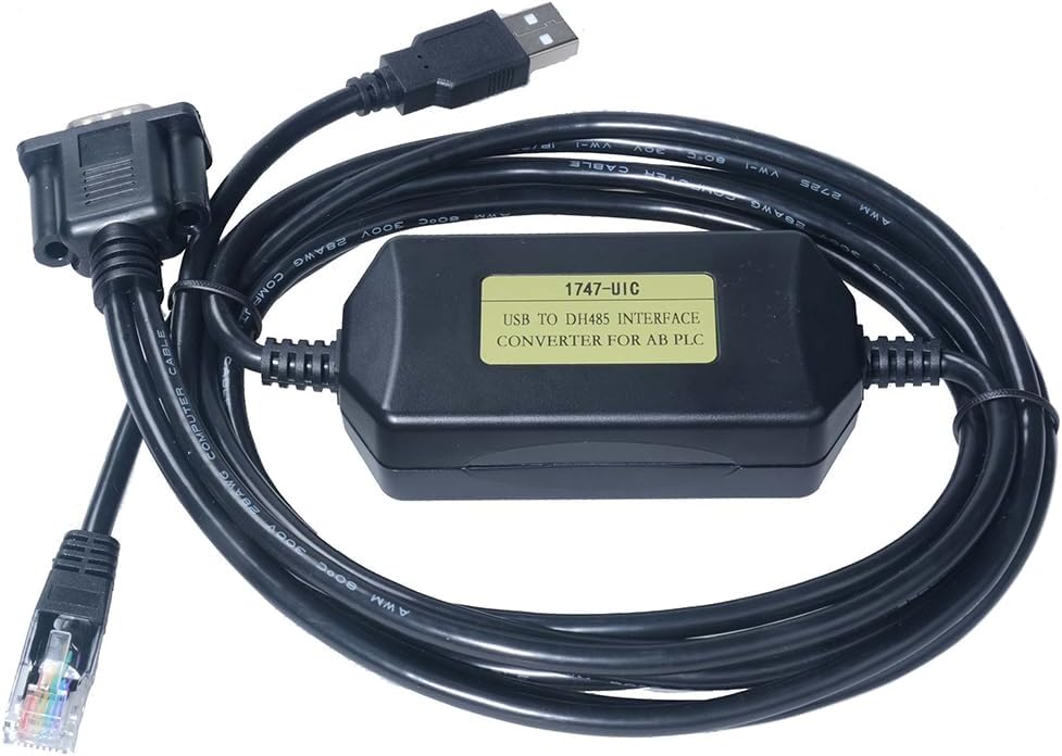 TwinkleBay PLC Programming Cable for 1747-UIC USB Interface