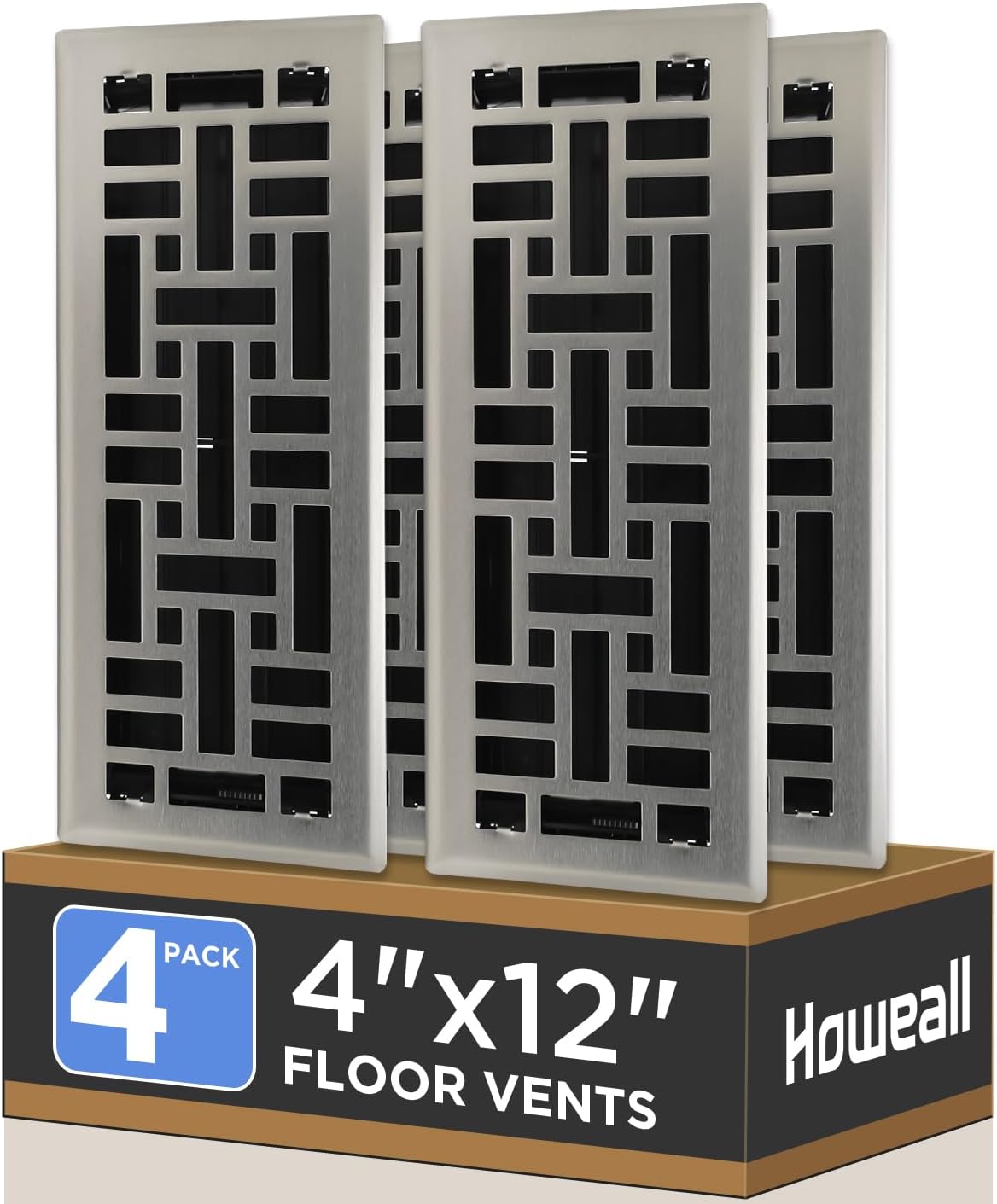 4x12 Heavy Duty Walkable Floor Register Covers for Home Use