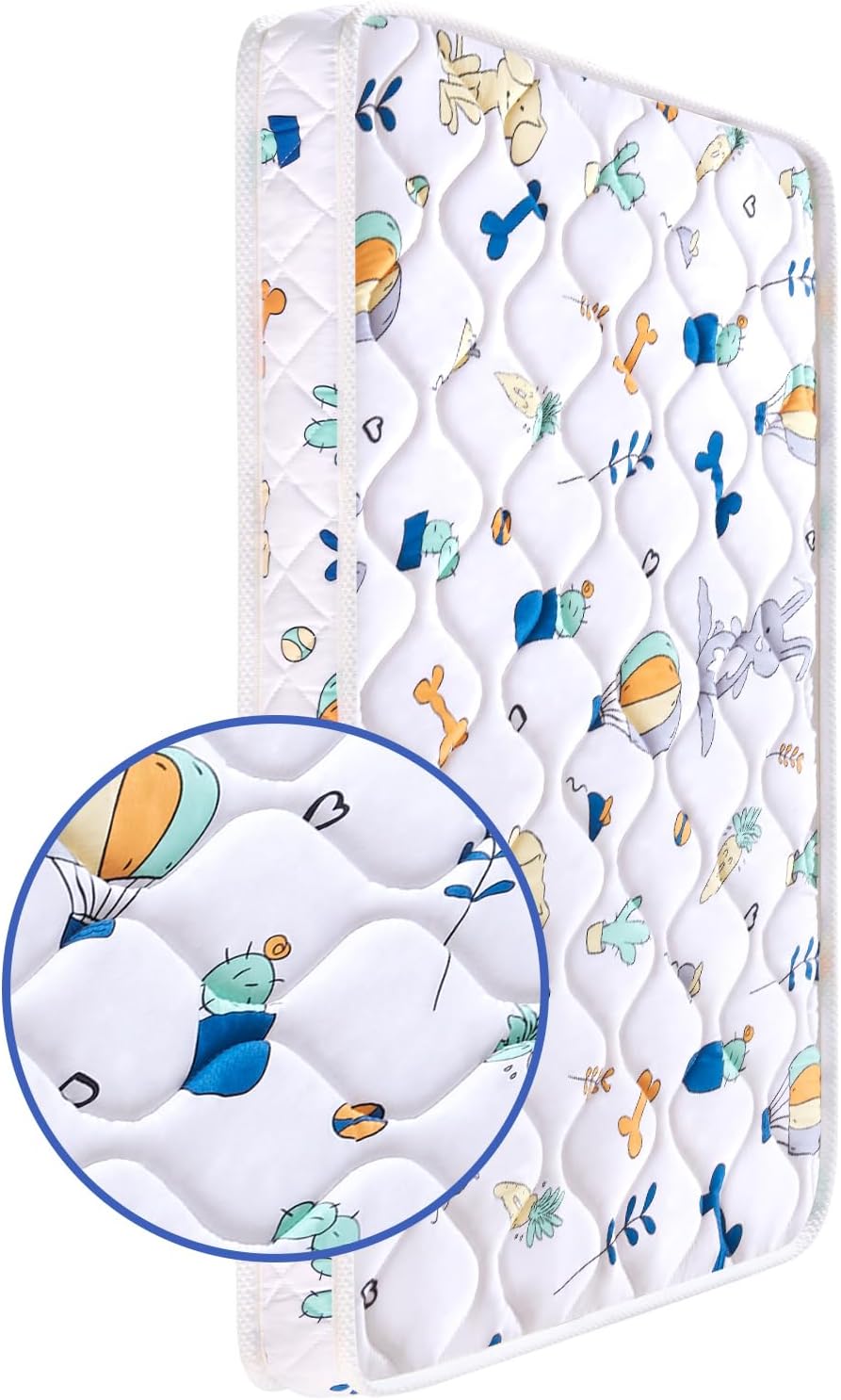 Mini Crib Mattress for Comfort and Support - Premium Foam